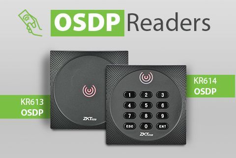 KR614 & KR613 OSDP card readers for Access Control Systems