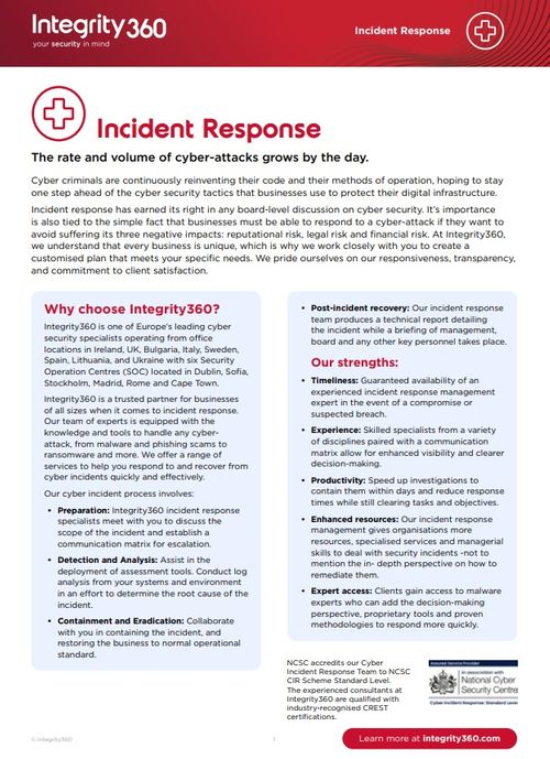 Incident Response