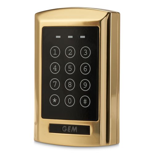 Brass Touch Screen Keypad