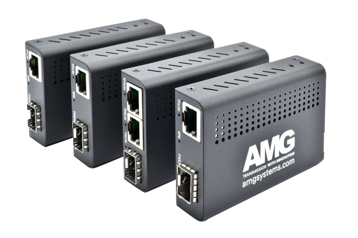 AMG210M Series Commercial Media Converters