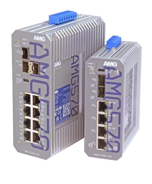 AMG570 Series Industrial Managed Ethernet Switches