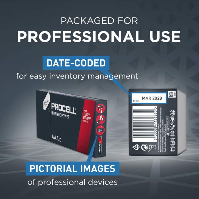 Procell Alkaline Intense Power AAA