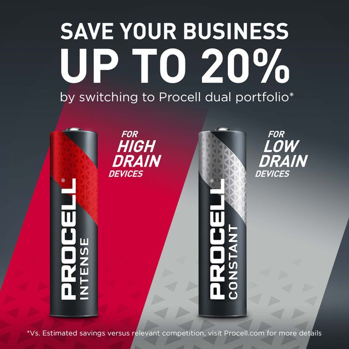 Procell Alkaline Intense Power AAA