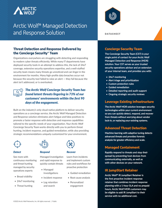 Managed Detection and Response