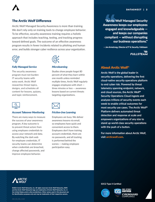 Managed Security Awareness