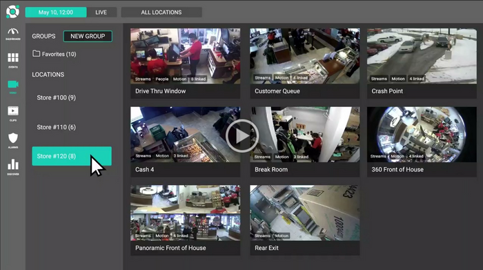Cloud-based Video Surveillance