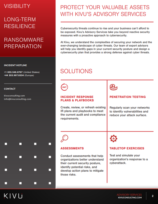 Advisory Services