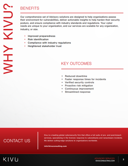 Advisory Services