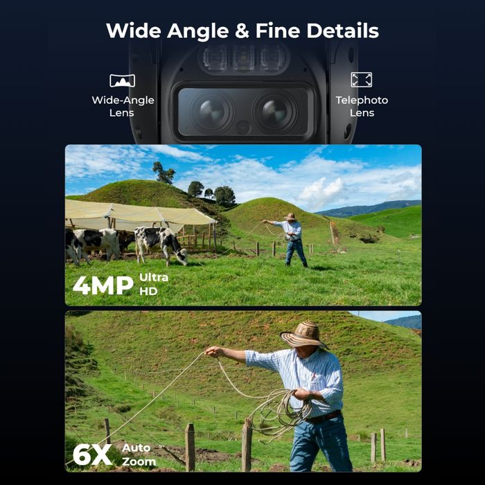 TrackMix 4K - Ultimate PTZ Security Camera