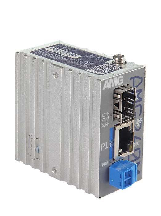 AMG260M 'The Worlds Smallest 9oW PoE Media Converter'