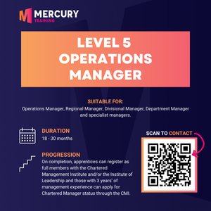Level 5 Operations Manager Apprenticeship