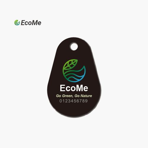 ?EcoMe? Ocean-recycled Plastic Keyfob