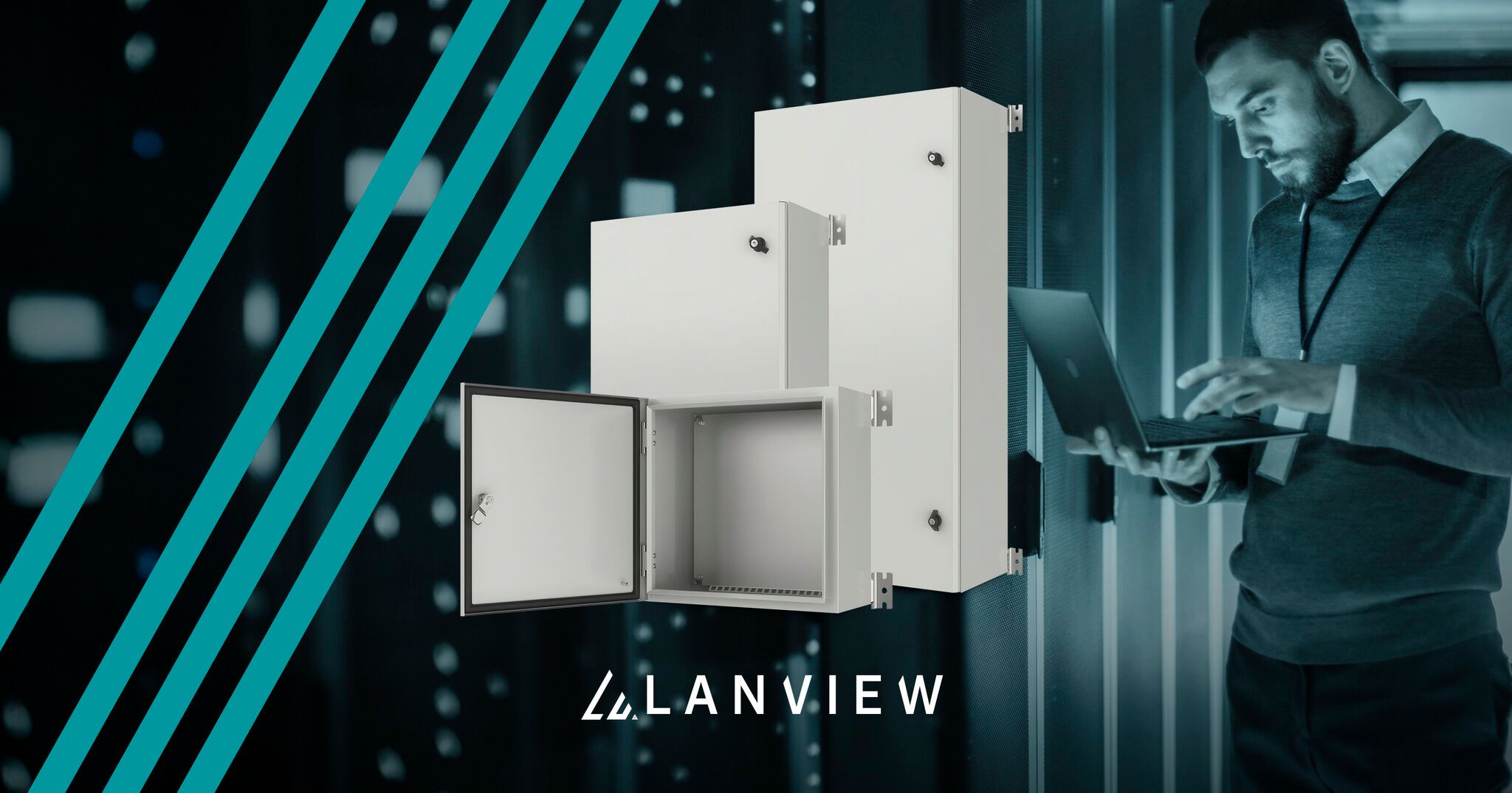Discover improved CCTV racks from Lanview