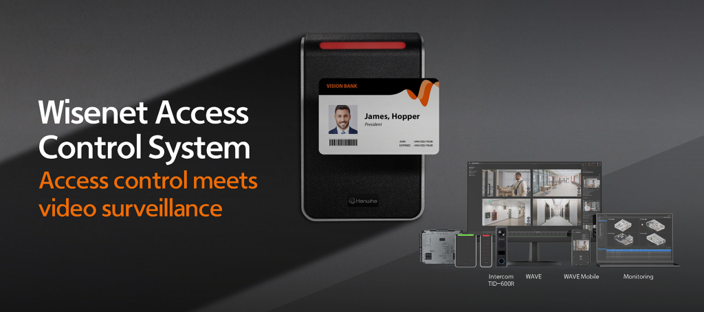 Hanwha Vision launches the Wisenet Access Control System, to unify access and video surveillance monitoring
