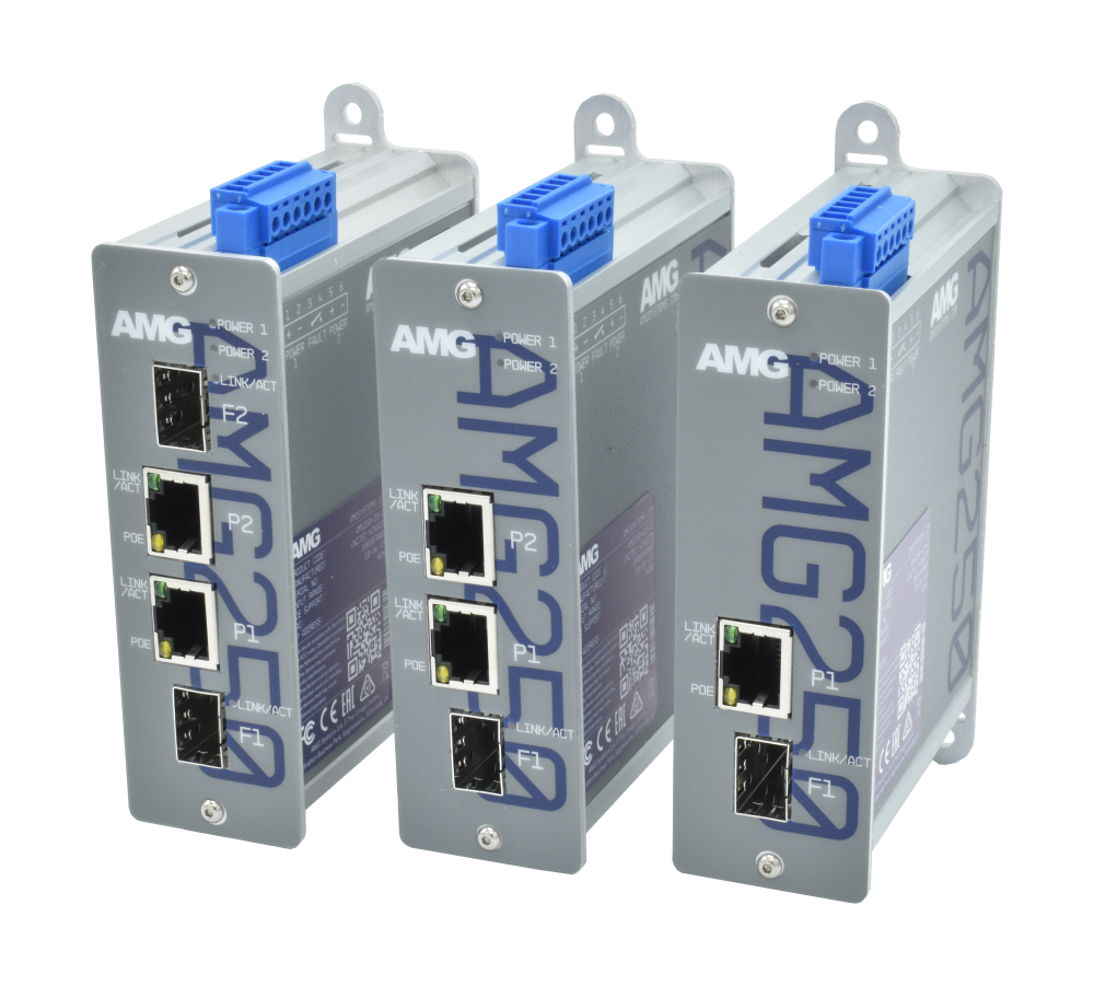 AMG launch the AMG250 Series range of cost-effect & compact industrial media converters