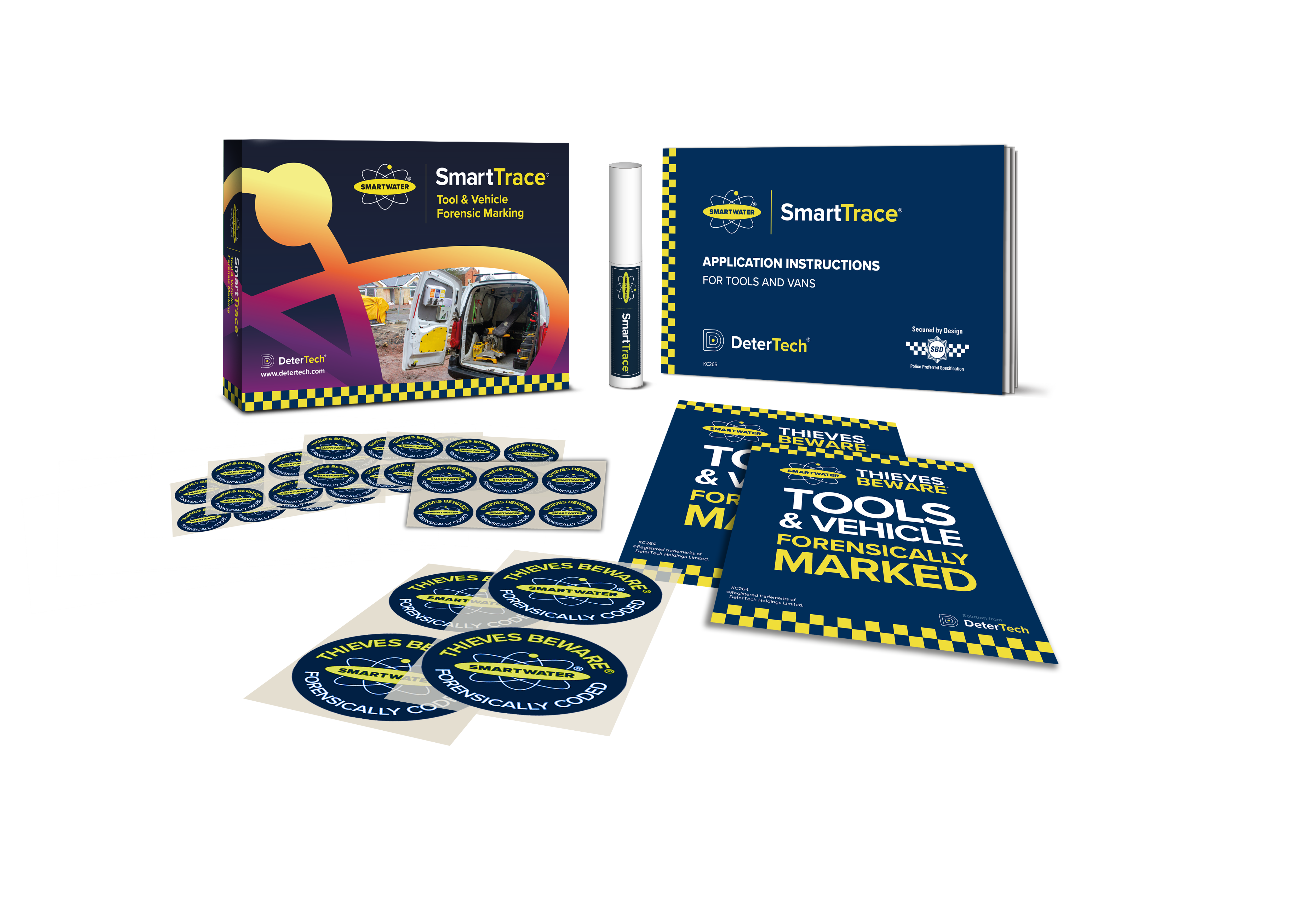 Fight tool theft: SmartWater Tool & Van Marking Kit available at Wickes