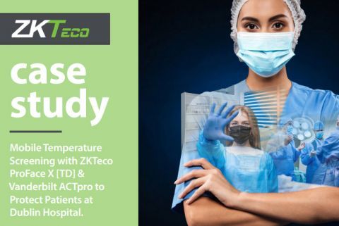 Case Study: Mobile Temperature Screening with ZKTeco ProFace X [TD] & Vanderbilt ACTpro to Protect Patients at St. James' Hospital in Dublin