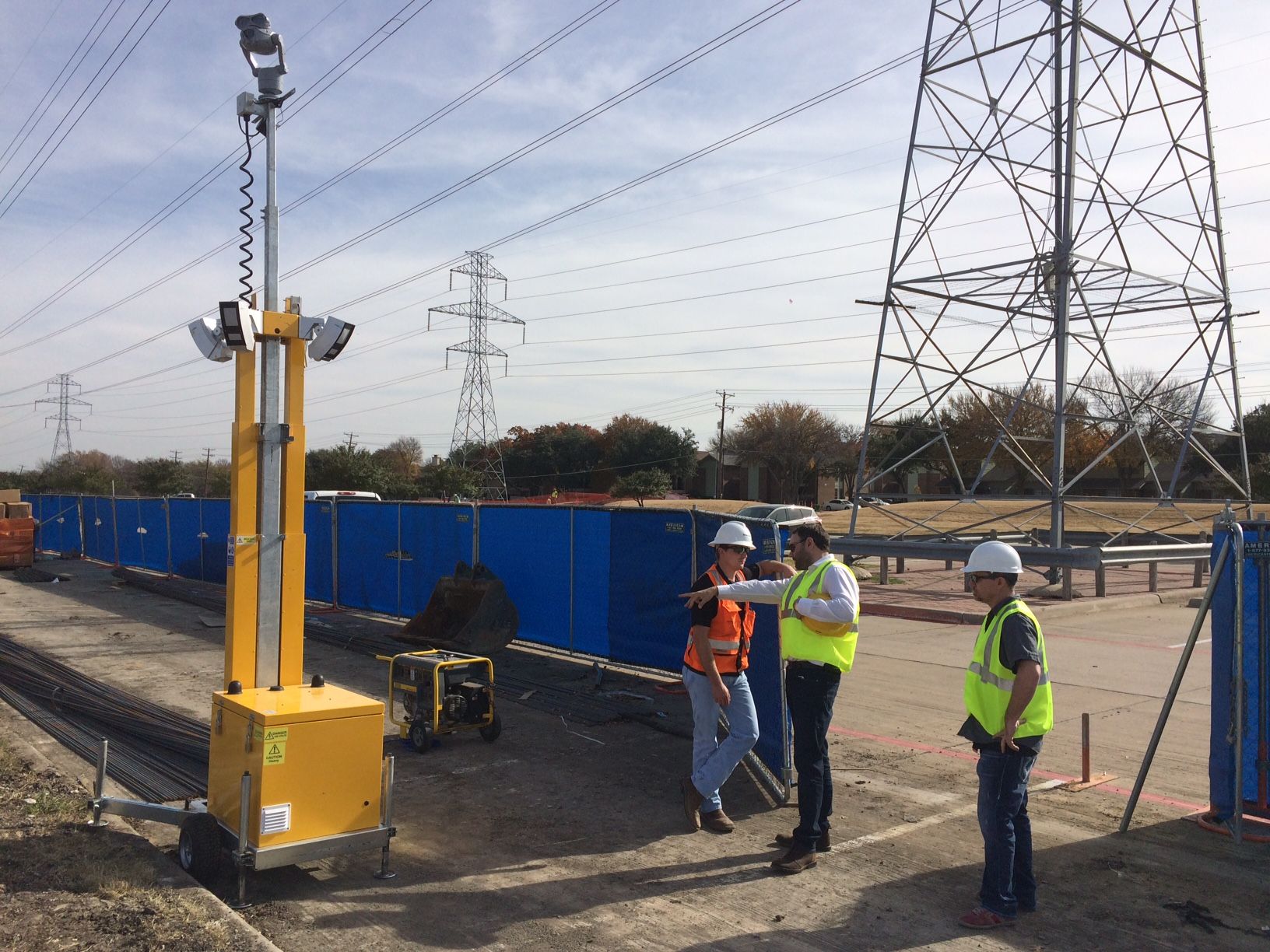 Autonomous CCTV Tower for Wireless CCTV Ltd Fuel Cells