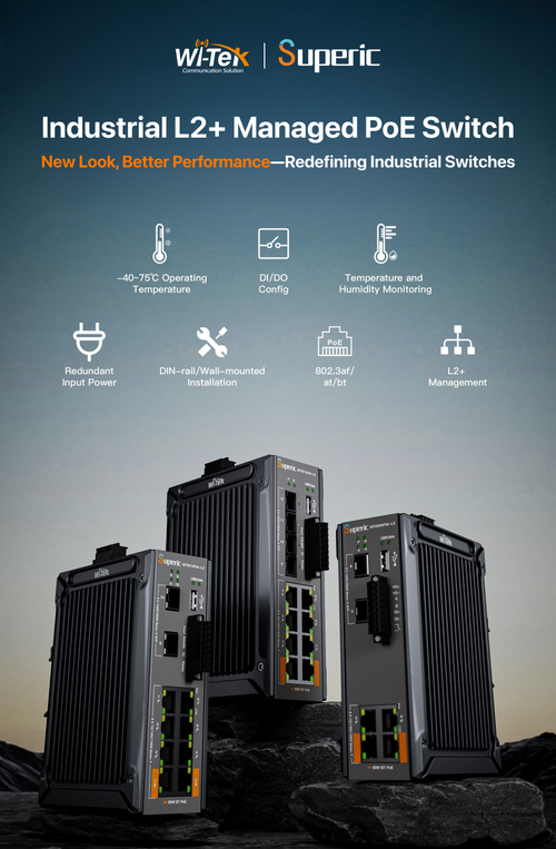 Superic Series L2+ Industrial Switches