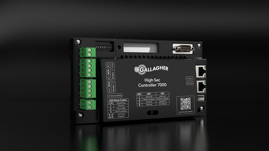 Gallagher Security announces NPSA-compliance for the High Security Controller 7000 in the UK and Europe
