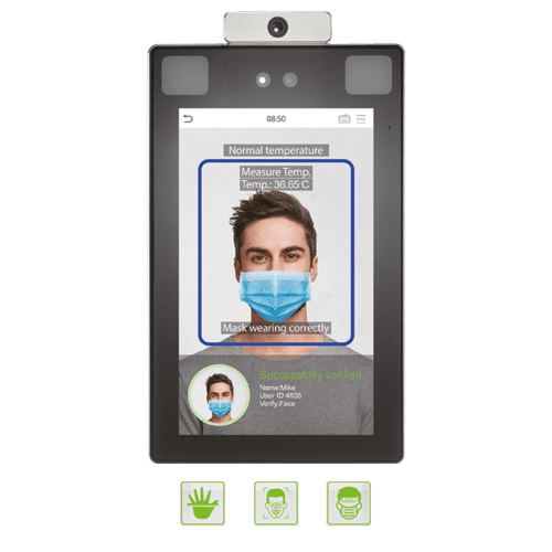 ZKTeco's Touchless Biometrics with Body Temperature Detection