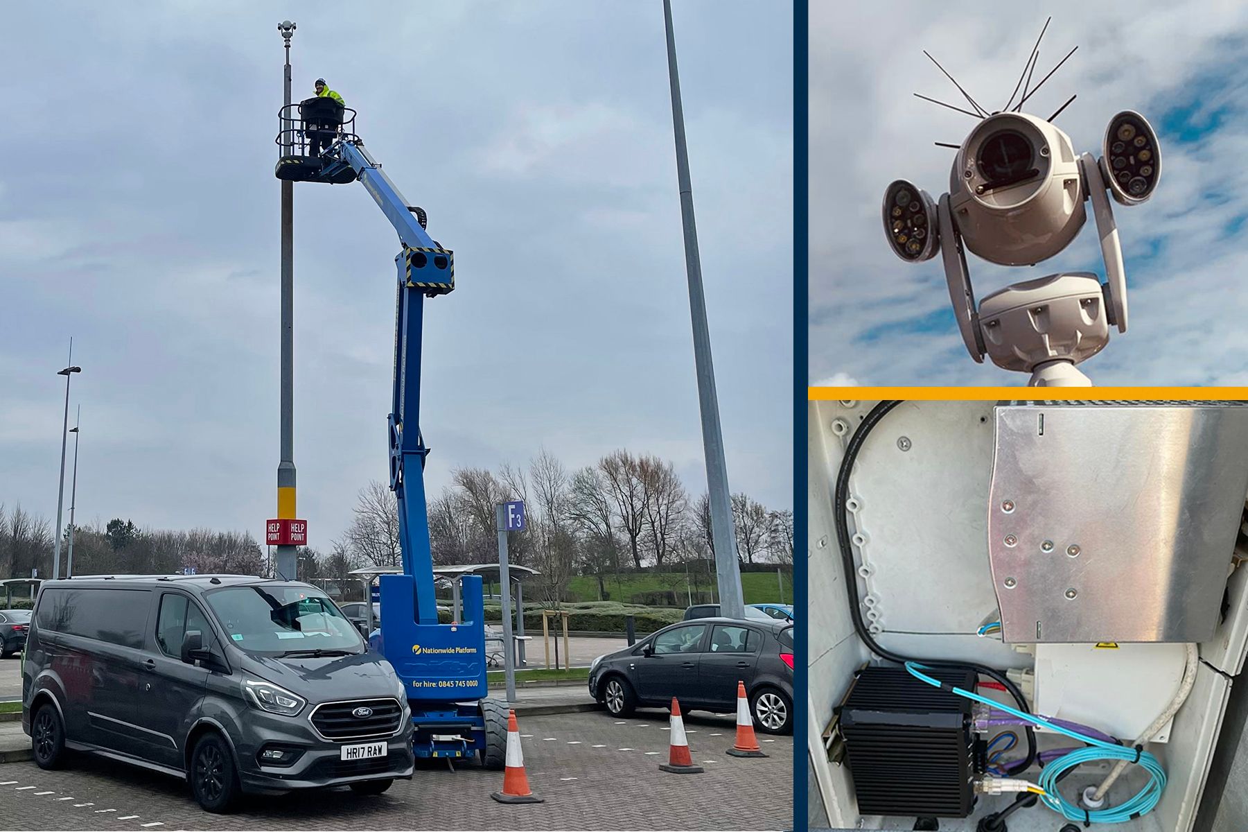 Redvision and barox switches with 90W PoE protect The Mall at Cribbs Causeway