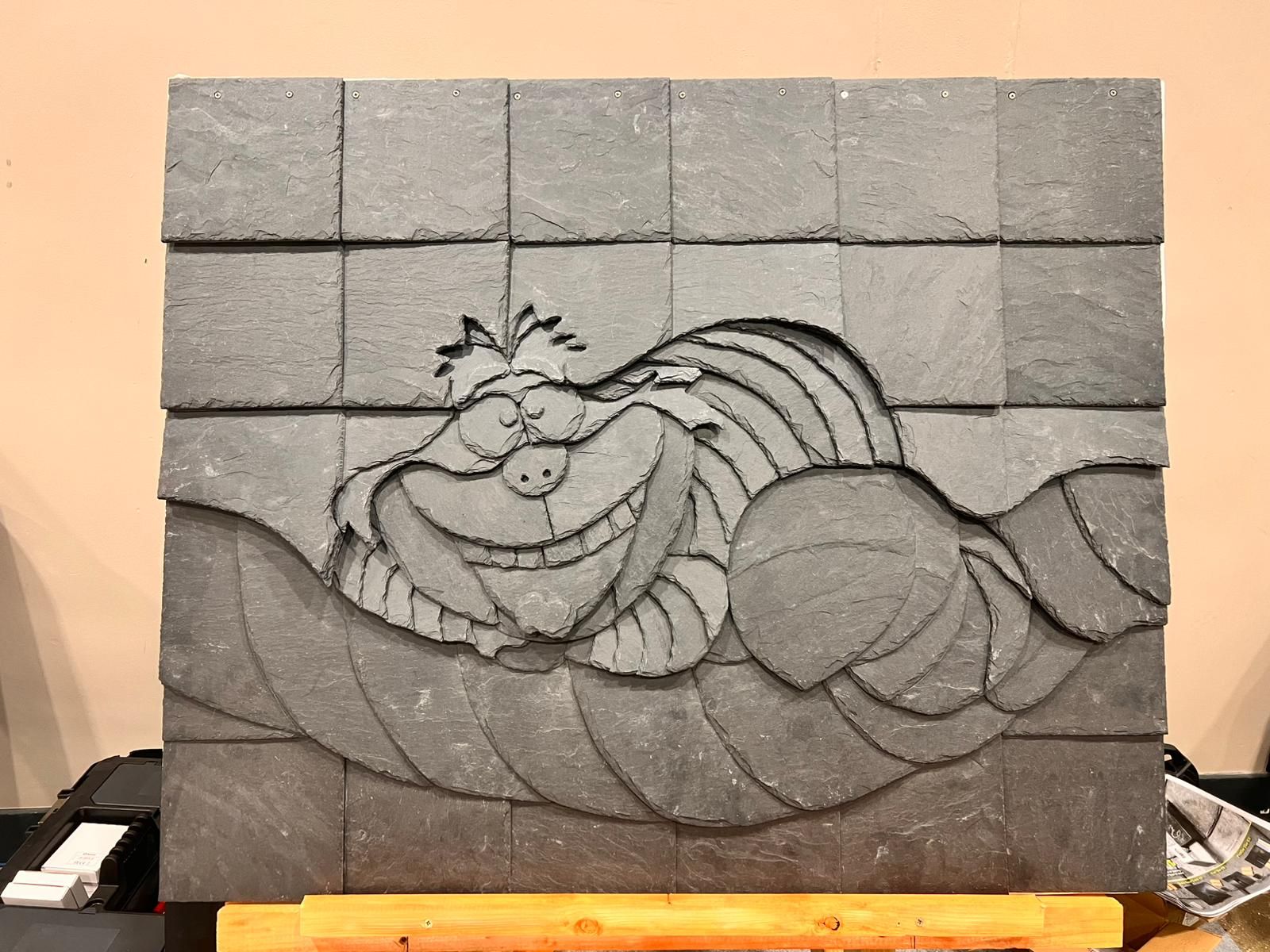 Decorative Slate Cheshire Cat
