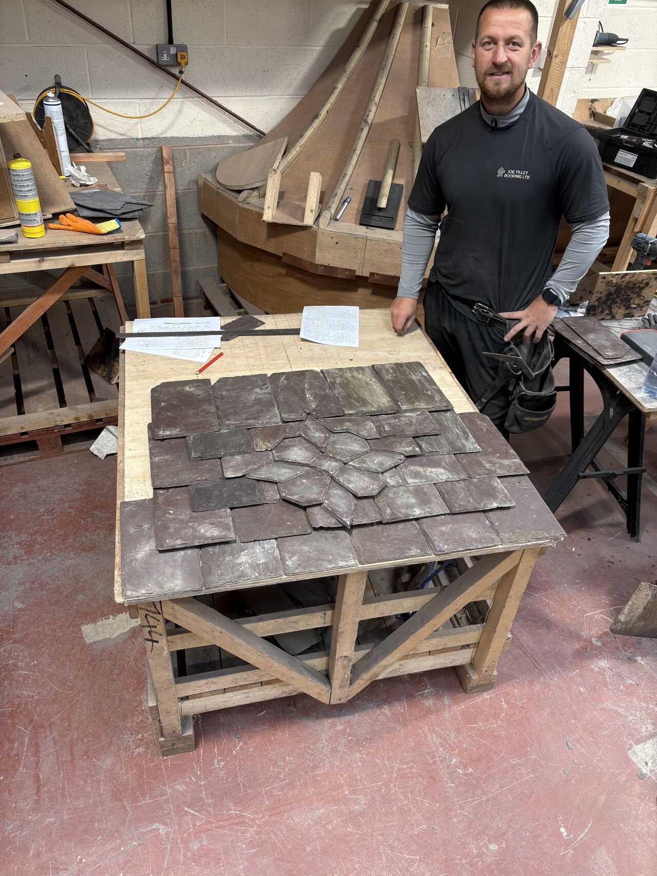 Decorative Slate Flower