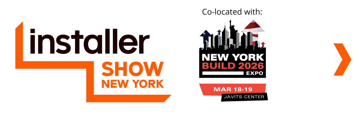 InstallerSHOW New York, co-located with New York Build Expo 2026