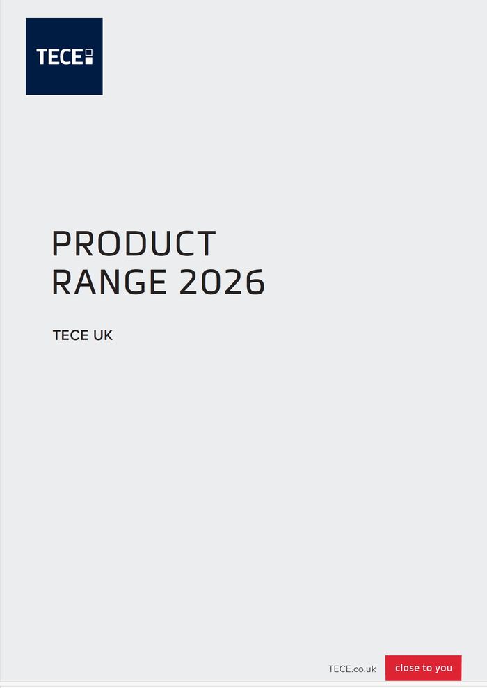 TECE product range list
