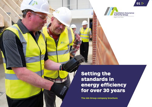 The Installation Assurance Authority Group - Setting the standards in energy efficiency for over 30 years.