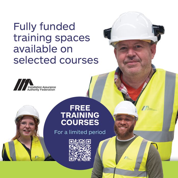 Fully funded training spaces from The IAA