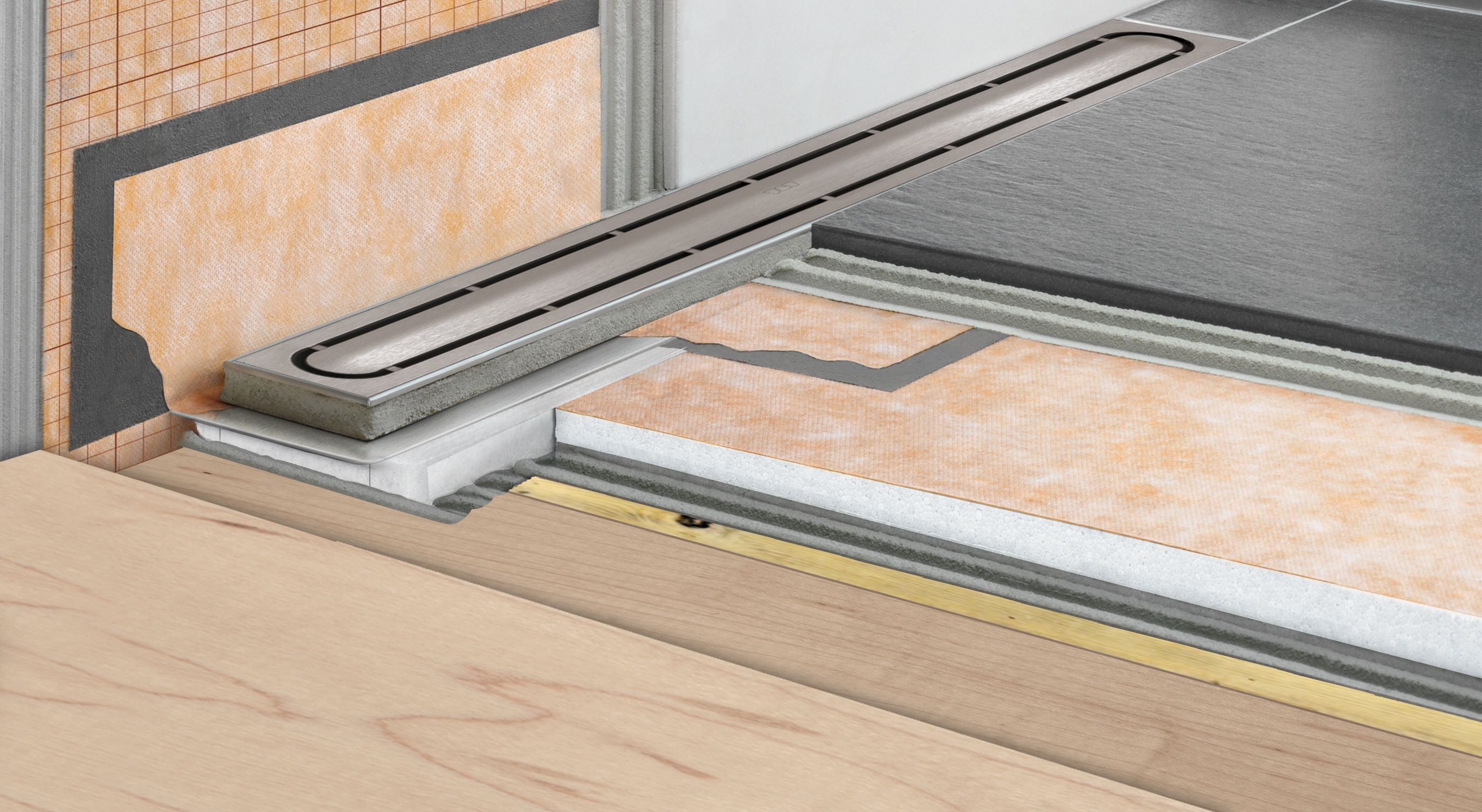 Schlüter-Systems’ KERDI range for a complete waterproofing system