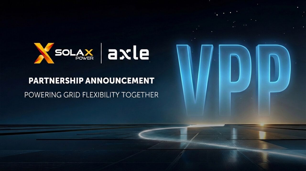 SolaX and Axle Energy partner to help battery owners earn more — by connecting SolaXCloud to Axle's VPP