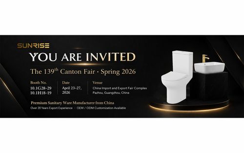 Meet SUNRISE at the 139th Canton Fair – Discover the Future of Sanitary Ware