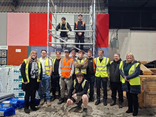 Department for Education Representative Visits Building Futures Aldridge to See Roofing Training in Action