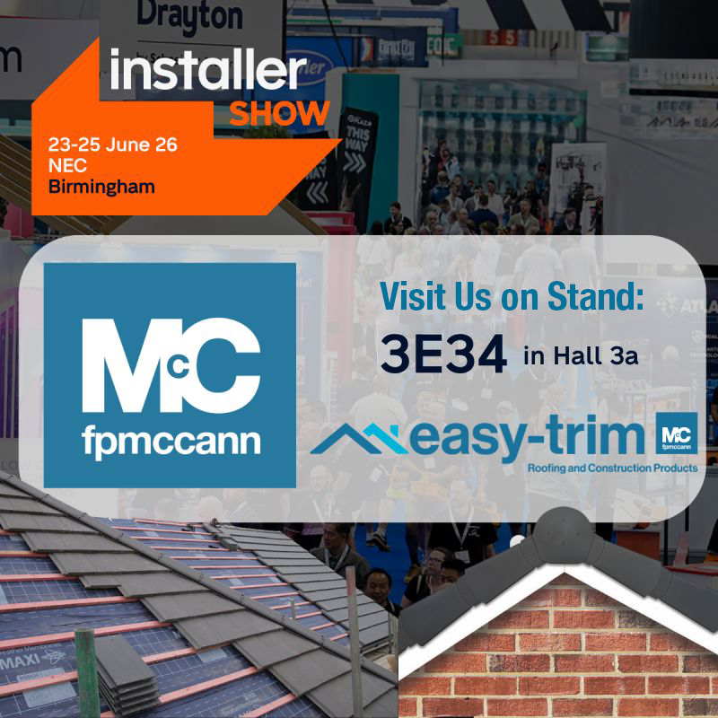 FP McCann Brings Complete Roofing Solutions to InstallerSHOW 2026
