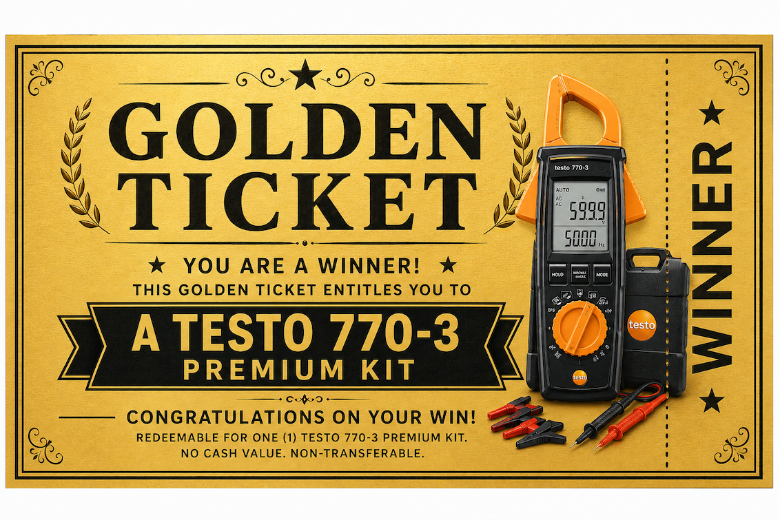 Find the Golden Ticket: Win a Testo 770-3 at InstallerSHOW 2026
