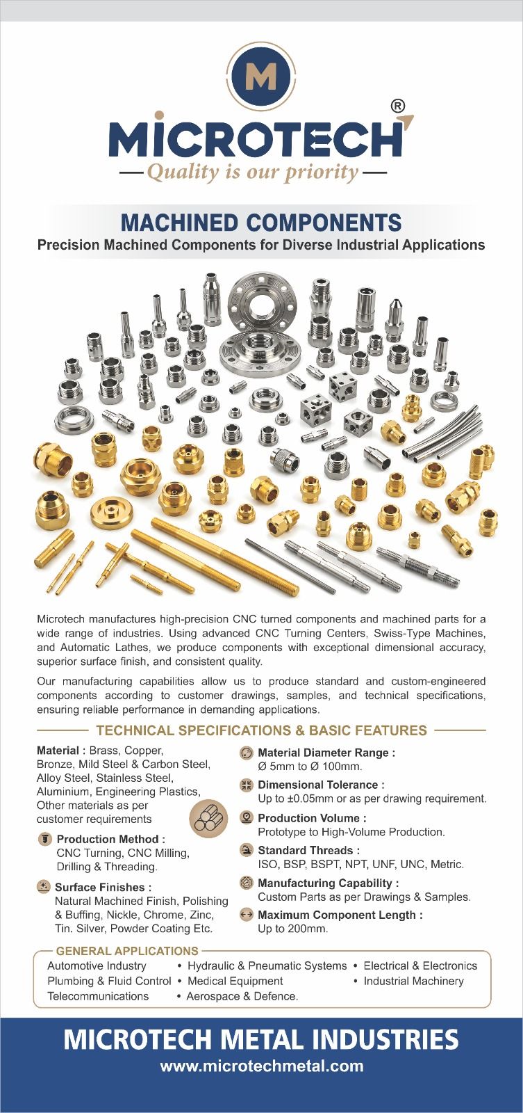 Explore Next-Gen HVAC & Precision Component Solutions with Microtech Metal Industries