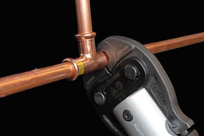 Instantor Copper Press Fittings for Water and Gas