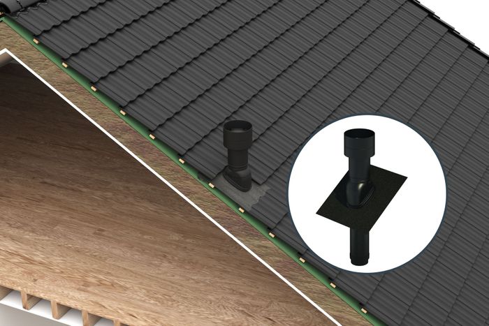 Pitched roof terminals