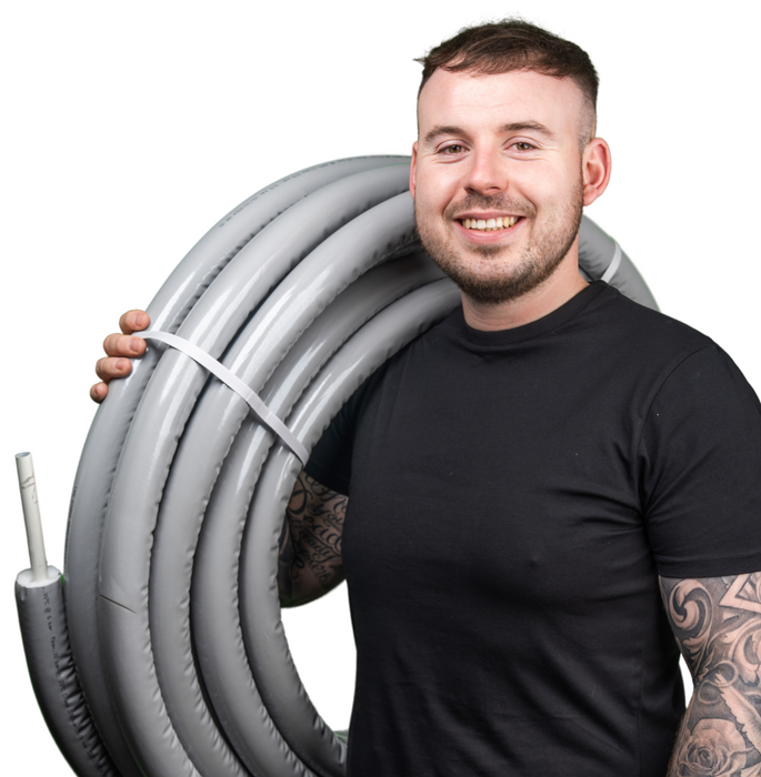 Instantor Pex-al-Pex Pipe - Insulated Options Compliant with UK Part L (Heat Loss) and Part B (Fire Safety)