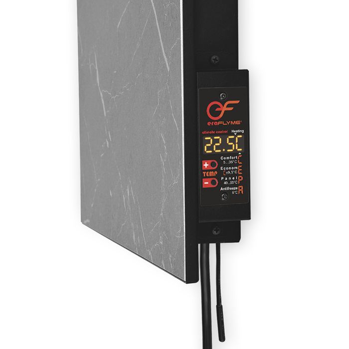 Bathroom heater with towel rail 250W and thermostat