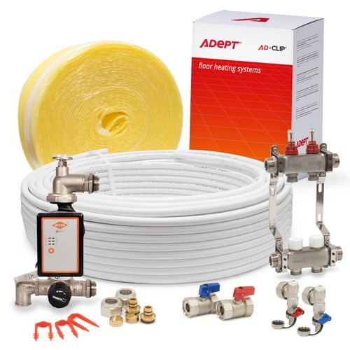 Adept AD-CLIP In Screed Water Underfloor Heating Kits
