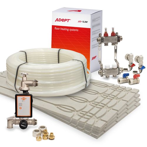 Adept AD-SLIM Water Underfloor Heating Kit