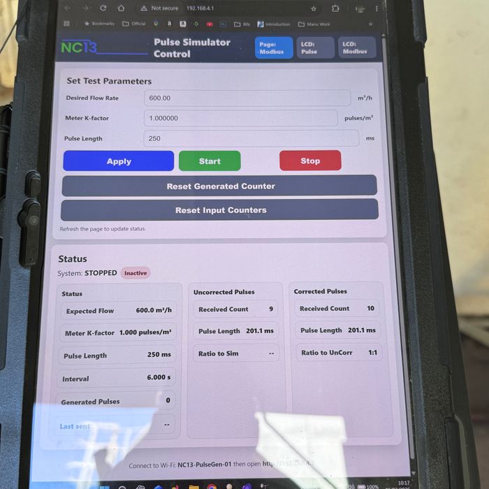 Pulse Simulator Counter w/ Modbus