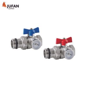 ball valve with themal meter