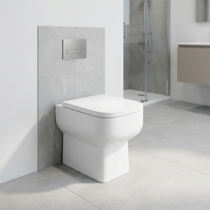 Rimless Toilet WC Back To Wall Toilet Quiet ≤75dB Ceramic Toilet | European Standard Sanitary Ware