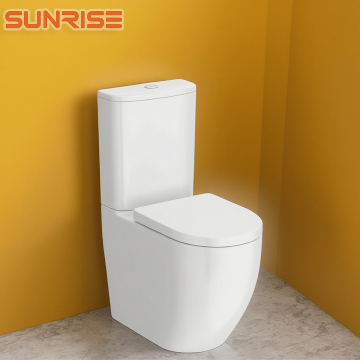 610mm D shape short projection Tornado fully back toilet