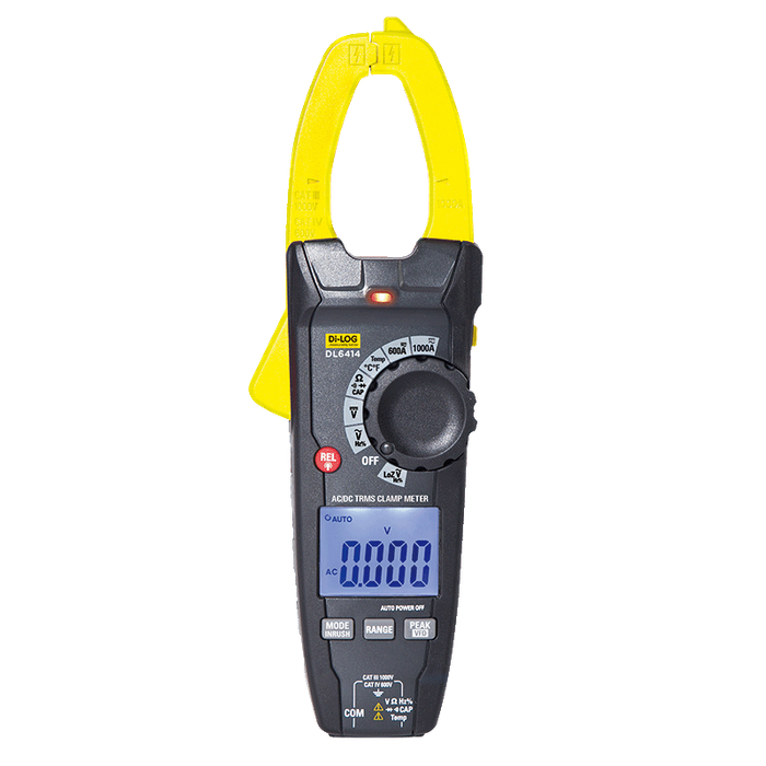 DL6414 TRMS 1000A AC/DC Clamp Mete